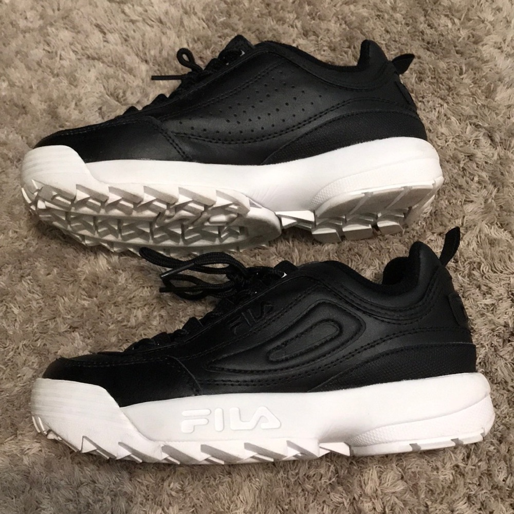 FILA Disruptors Womens Black Sneaker